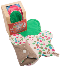 Load image into Gallery viewer, Organic Cloth Pad Packs - Orethic.com