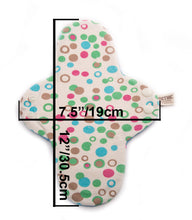 Load image into Gallery viewer, Organic Cloth Pads Polkadots - Orethic.com