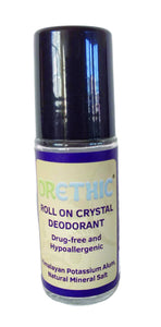 Roll-on Refillable Aluminum Crystal Deodorant - Orethic.com